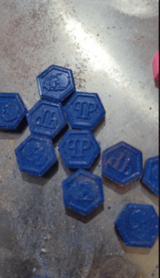 blue pills mdma